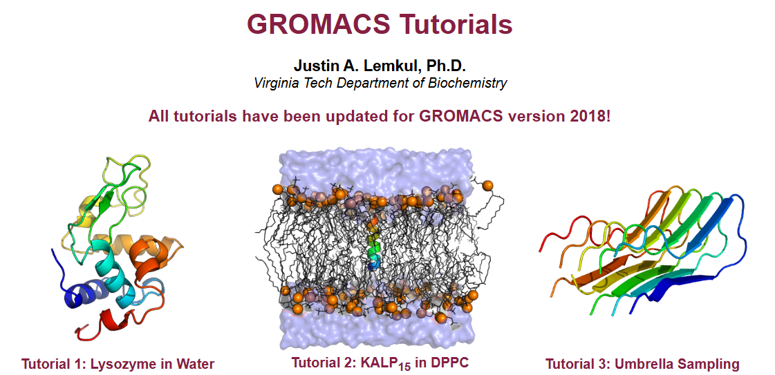 GROMACS Tutorials