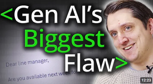 Generative AI's Greatest Flaw - Computerphile